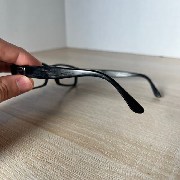 Versace Mod 3102 GB1 Eyeglasses Black Frames PARTS ONLY 52-17-140 - Picture 8 of 12